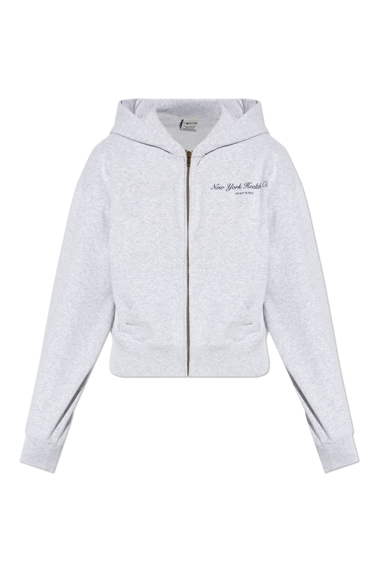 【h】SPORTY & RICH フーディー HWCNY Hoodie - Faded Black/White – Sporty & Rich